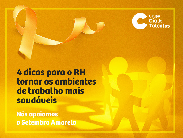 4 dicas para o RH tornar os ambientes de trabalho mais saudáveis