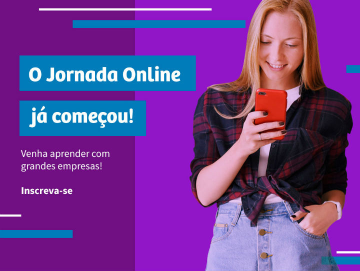 O Jornada Online está no ar! Participe do projeto que vai fazer sua carreira decolar
