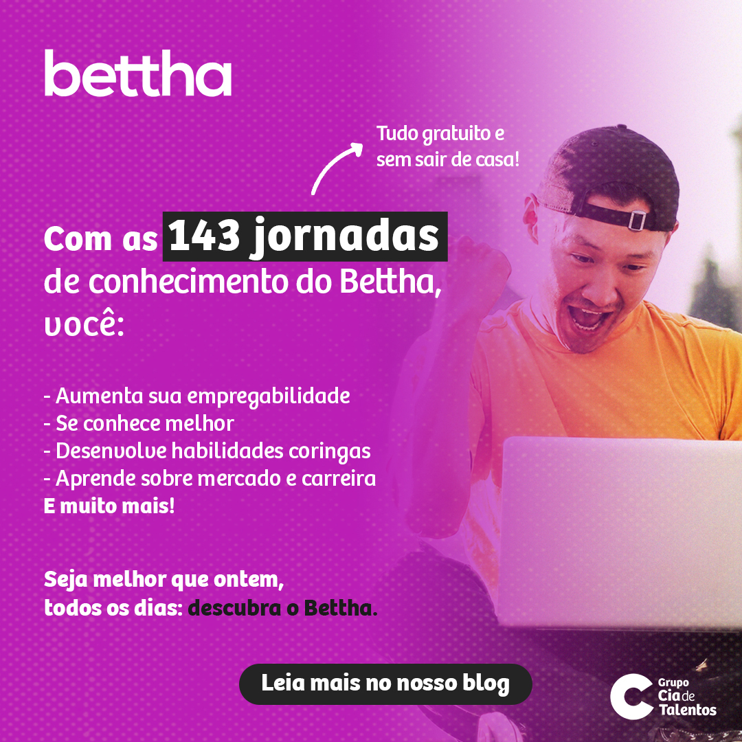 Jornadas de conhecimento do Bettha