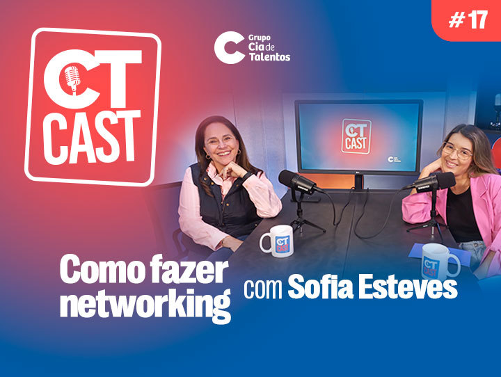 A imagem de capa do artigo traz a foto da fundadora do Grupo Cia de Talentos, Sofia Esteves, e da Karen Pereira, do time de comunicação e marketing no estúdio de gravação do CT CAST. O episódio teve como título Como fazer networking