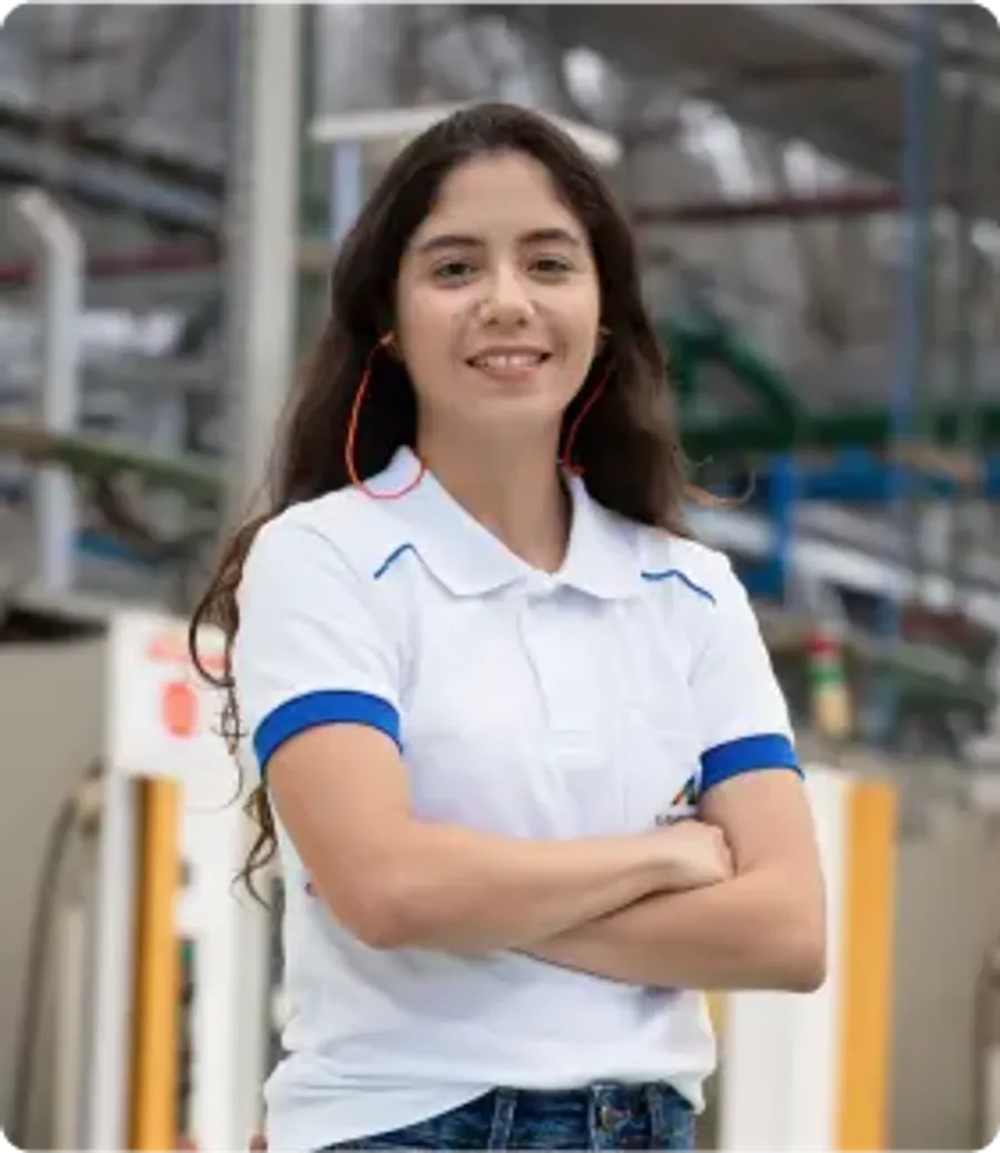 Imagem de jovem trinee do Programa Trainee Industrial