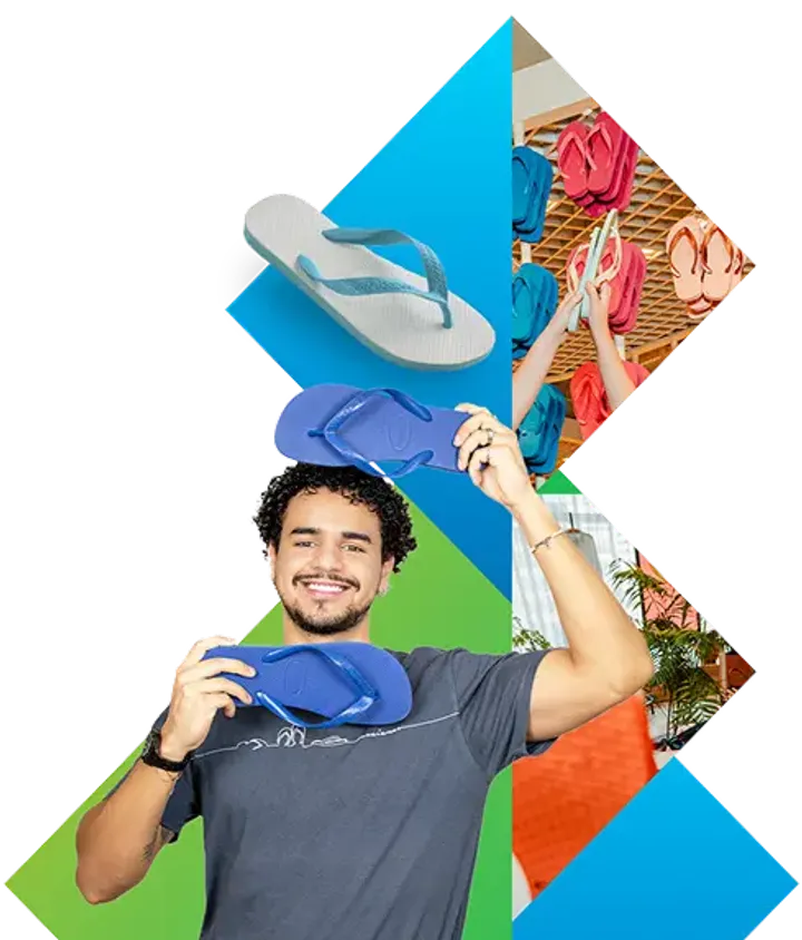 Imagem de jovens profissionais sorrindo e comemorando